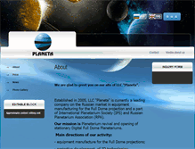 Tablet Screenshot of en.ooo-planeta.ru